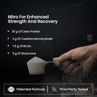 Nitro Clear Whey Protein, Pink Guava 13 Servings