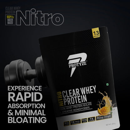 Nitro Clear Whey Protein, Mango Delight 13 Servings