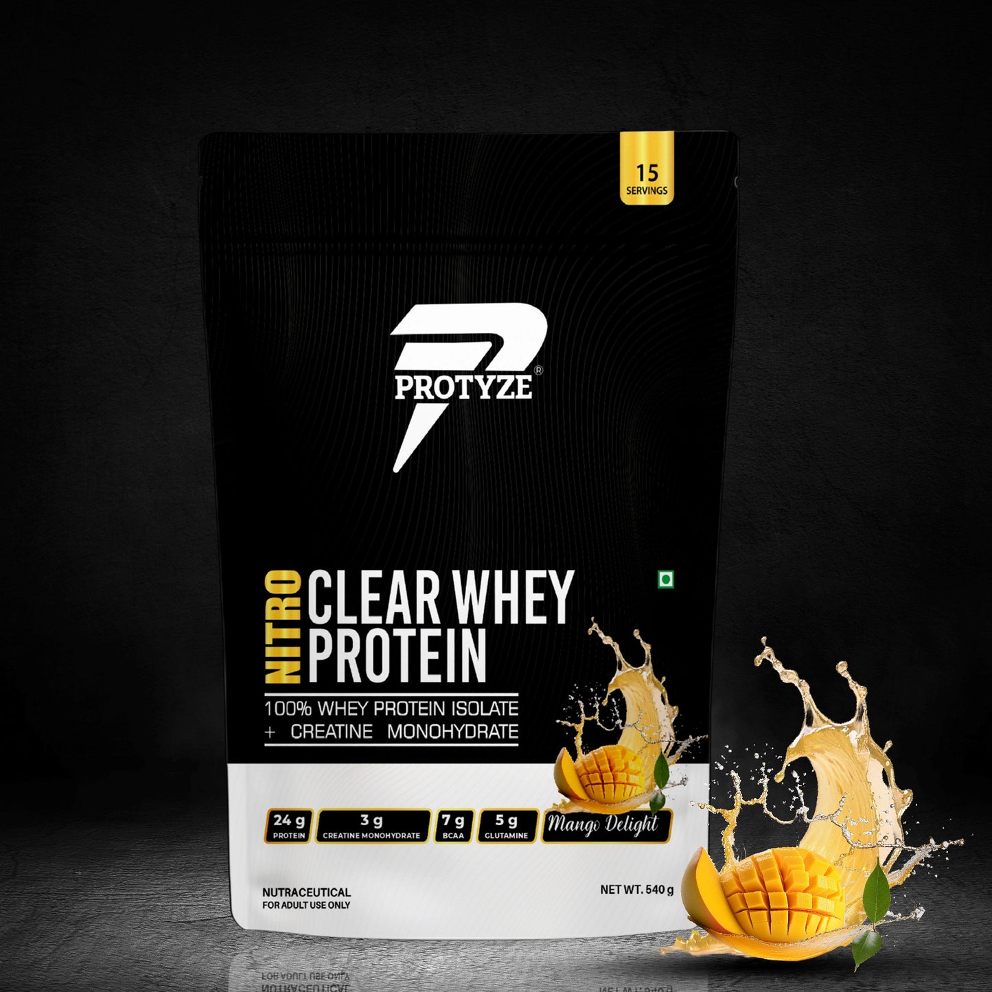 Nitro Clear Whey Protein, Mango Delight 15 Servings