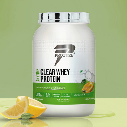 Protyze Anytime Clear Whey Isolate, Nimbu Pani (30 Servings)