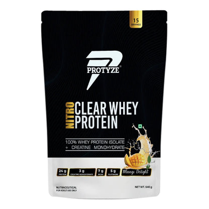 Nitro Clear Whey Protein, Mango Delight 15 Servings