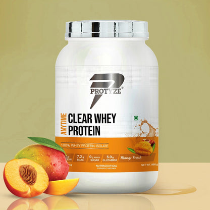 Anytime Clear Whey Protein, Mango Peach (30 Servings)