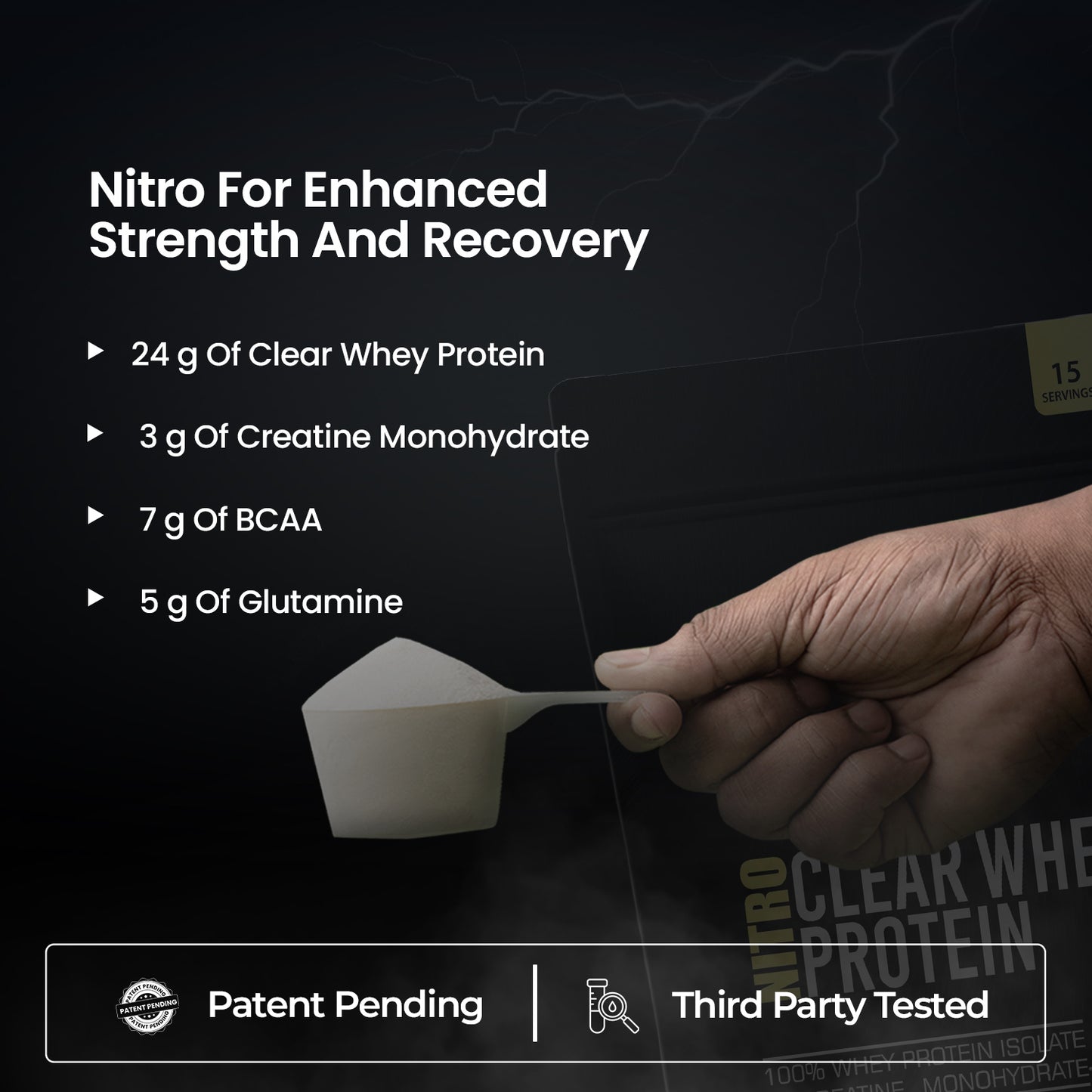 Protyze Nitro Clear Whey Isolate, Orange Delight 15 Servings